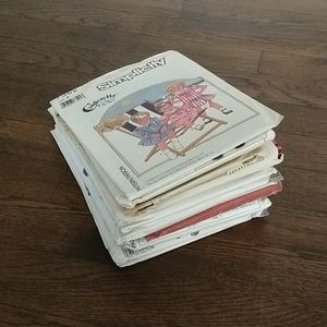 Lot of 10 Vintage Sewing Patterns Sizes 4,5,6